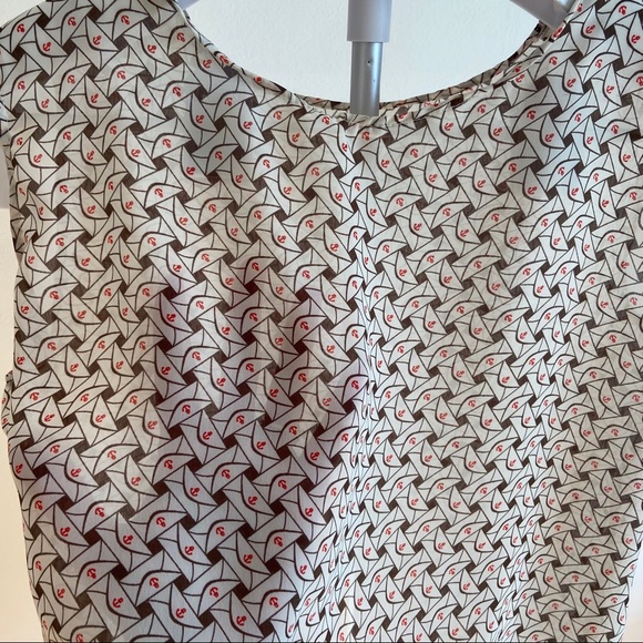 💌⚓️ Patterned chiffon shell - Picture 4 of 4